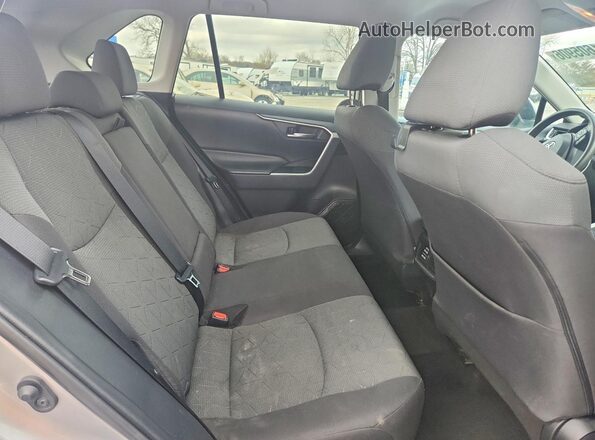 2T3W1RFV6LC045766 2020 TOYOTA RAV4 Silver Rear interior view