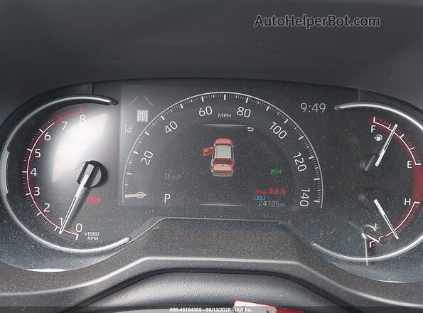 2T3W1RFV6RW302660 2024 TOYOTA LE White Вид задніх сидінь