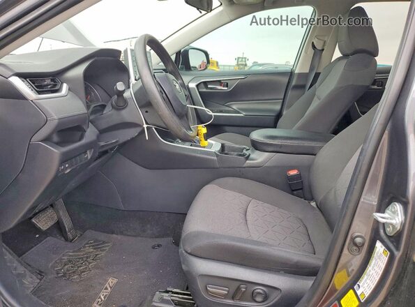 2T3W1RFV7KC016128 2019 TOYOTA RAV4 Gray Front interior view