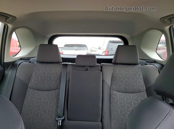 2T3W1RFV7KC016128 2019 TOYOTA RAV4 Gray Rear seats view