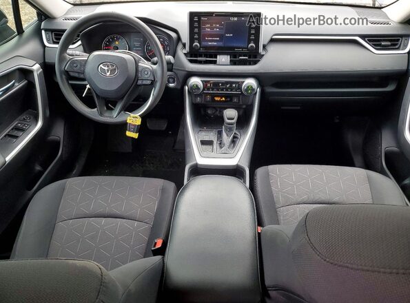 2T3W1RFV7KC016128 2019 TOYOTA RAV4 Gray Dashboard view