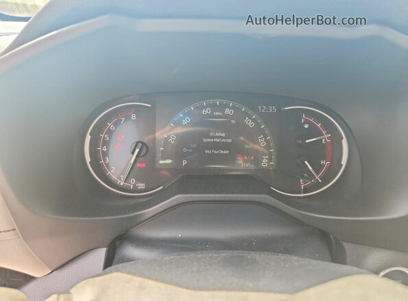 2T3W1RFV7SC355312 2025 TOYOTA LE Угольный Вид щитка приборов