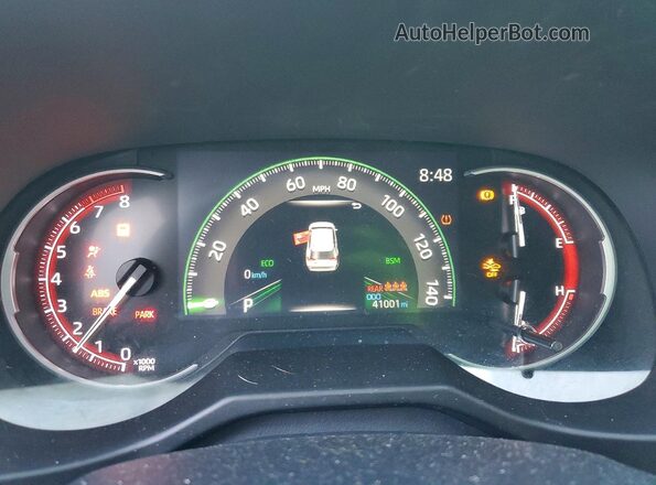 2T3W1RFV8PC243397 2023 TOYOTA RAV4 Gray Вид щитка приладів