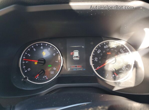 2T3W1RFV9LC062075 2020 TOYOTA LE Gray Вид щитка приладів