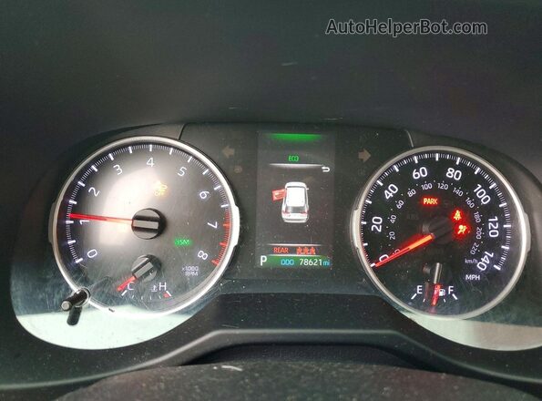 2T3W1RFVXMC102858 2021 TOYOTA RAV4 Серебряный Вид щитка приборов