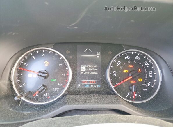 2T3W1RFVXMC167029 2021 TOYOTA RAV4 Белый Вид щитка приборов