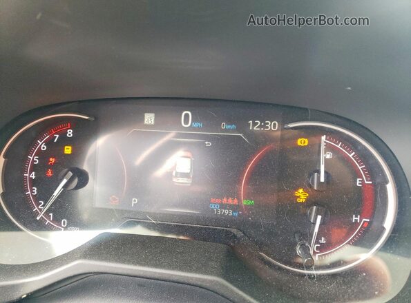2T3W1RFVXRW358181 2024 TOYOTA RAV4 Синий Вид щитка приборов