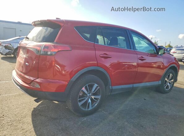 2T3WFREV1GW307281 2016 TOYOTA RAV4 Red Задня права чверть