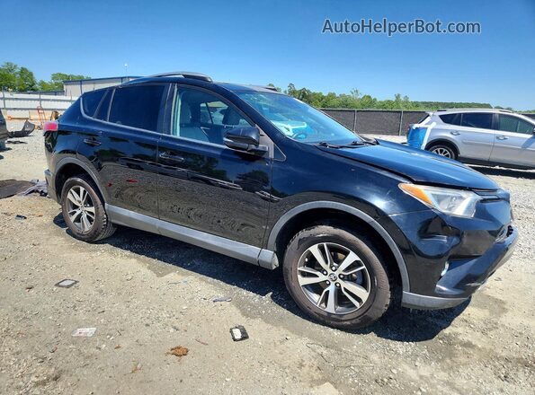 2T3WFREV2HW344986 2017 TOYOTA RAV4 Черный Передняя правая четверть