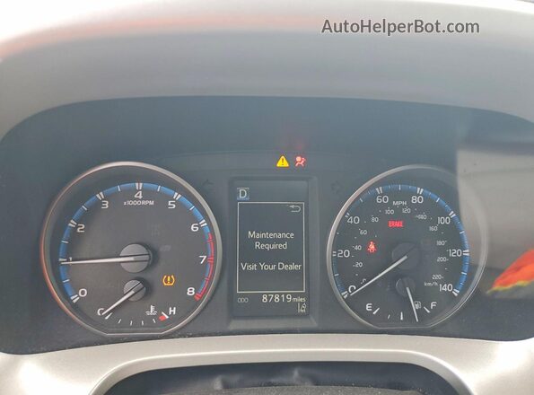 2T3WFREV4HW366391 2017 TOYOTA RAV4 Белый Вид щитка приборов