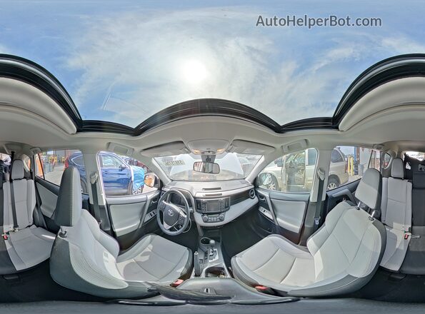 2T3WFREV4HW366391 2017 TOYOTA RAV4 Белый Панорамный вид салона 360°