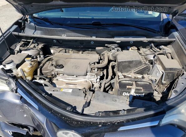 2T3WFREV5HW337904 2017 TOYOTA RAV4 Gray ძრავის განყოფილების ხედი
