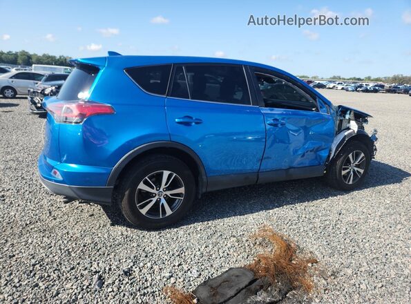 2T3WFREV6JW484433 2018 TOYOTA RAV4 Blue Задня права чверть