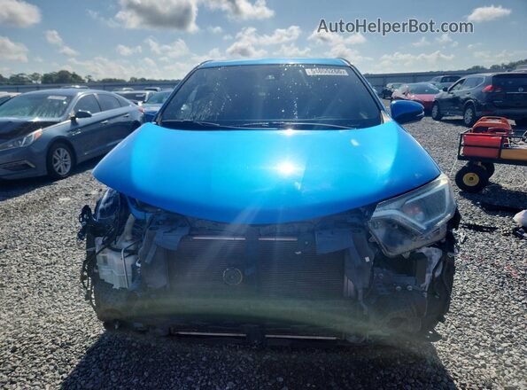 2T3WFREV6JW484433 2018 TOYOTA RAV4 Blue Вид спереду