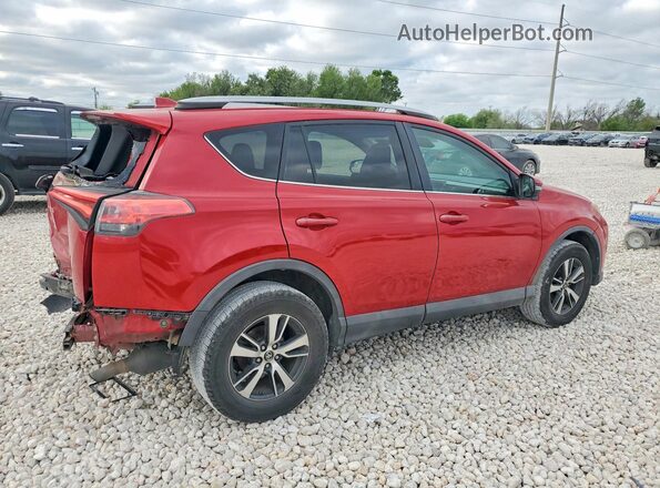 2T3WFREV7HW342568 2017 TOYOTA RAV4 Red უკანა მარჯვენა