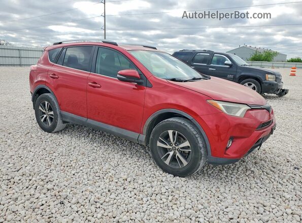 2T3WFREV7HW342568 2017 TOYOTA RAV4 Red წინა მარჯვენა