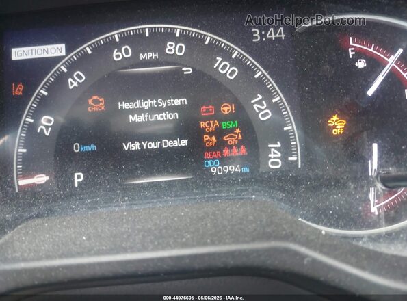 2T3Y1RFV5LW069869 2020 TOYOTA LIMITED Белый Вид задних сидений