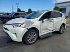 2017 Toyota Rav4 Platinum Белый vin: 2T3YFREV1HW353915