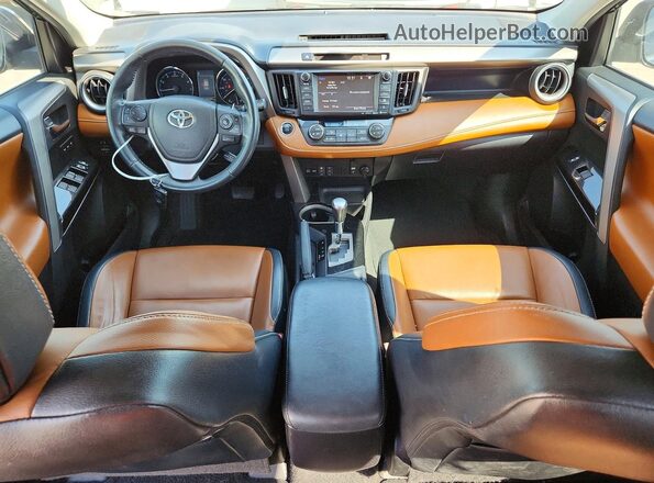 2T3YFREV5GW240936 2016 TOYOTA RAV4 Black Widok deski rozdzielczej