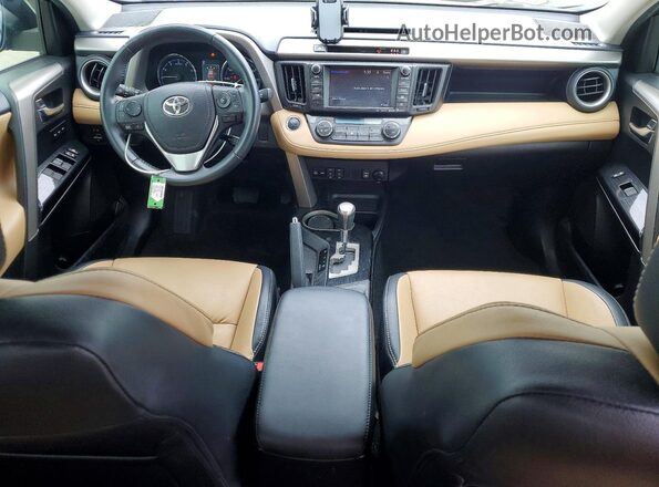 2T3YFREV5HW314261 2017 TOYOTA RAV4 Black Вид панелі приладів