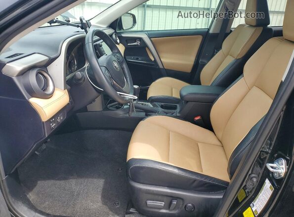 2T3YFREV5HW314261 2017 TOYOTA RAV4 Black Вид салону спереду