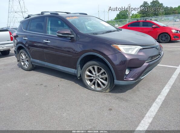 2T3YFREV8HW374437 2017 TOYOTA RAV4 Purple Przód prawy