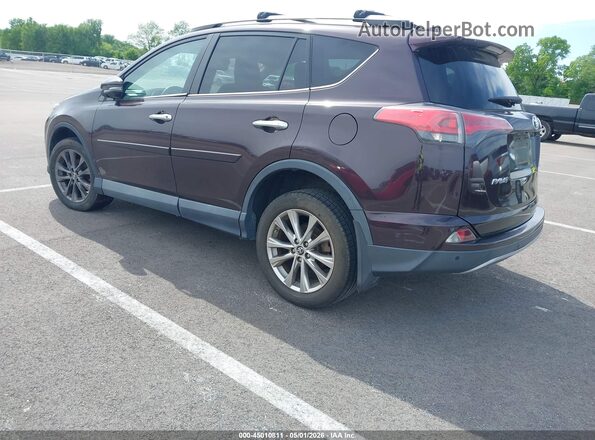 2T3YFREV8HW374437 2017 TOYOTA RAV4 Purple Tył lewy