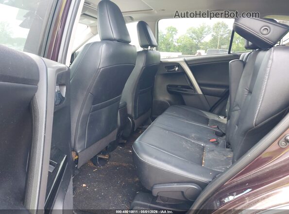 2T3YFREV8HW374437 2017 TOYOTA RAV4 Purple Widok naklejki z numerem VIN