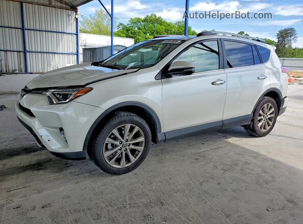 2T3YFREV8HW378455 2017 TOYOTA RAV4 White წინა მარცხენა ხედი სამი მეოთხედიდან