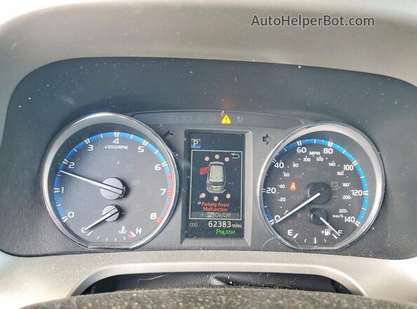 2T3YFREV8HW378455 2017 TOYOTA RAV4 White ხელსაწყოთა პანელის ხედი