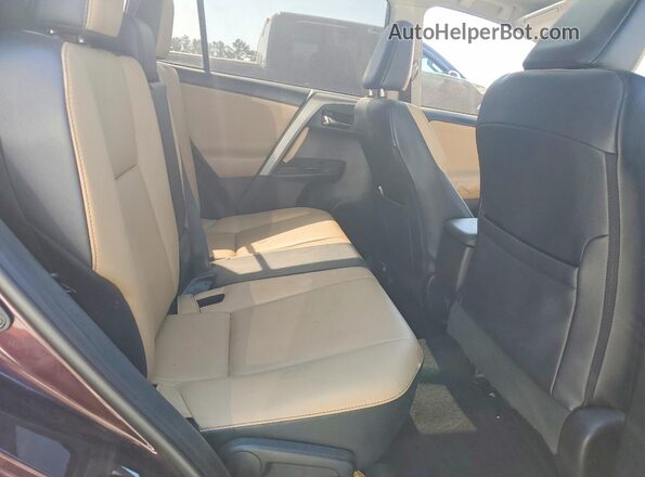 2T3YFREVXHW366095 2017 TOYOTA RAV4 Purple Rear interior view