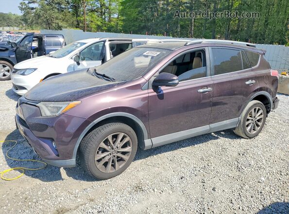 2T3YFREVXHW366095 2017 TOYOTA RAV4 Purple Front left