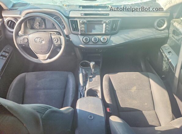 2T3ZFREV0HW347818 2017 TOYOTA RAV4 Black წინა პანელის ხედი