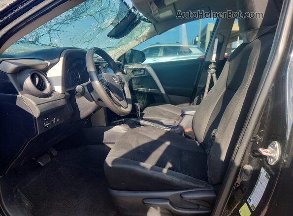 2T3ZFREV0HW347818 2017 TOYOTA RAV4 Black წინა სალონის ხედი