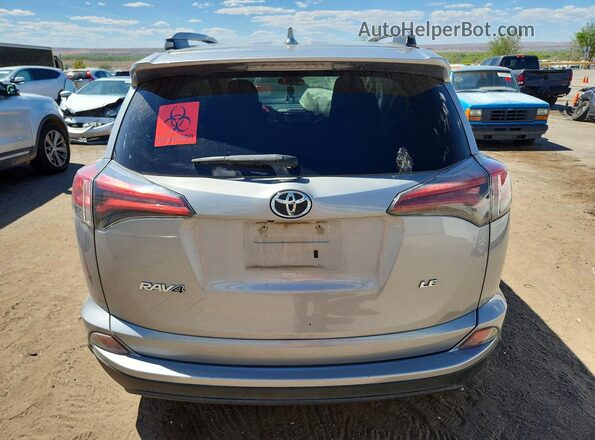2T3ZFREV0HW388935 2017 TOYOTA RAV4 Серебряный Вид сзади