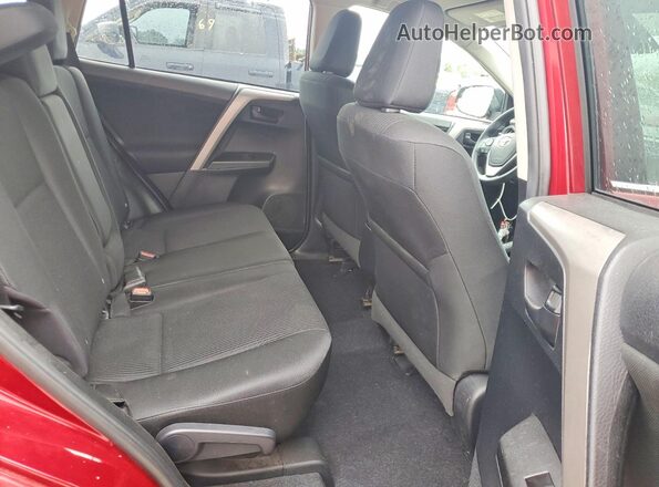 2T3ZFREV1JW418465 2018 TOYOTA RAV4 Red Widok wnętrza z tyłu