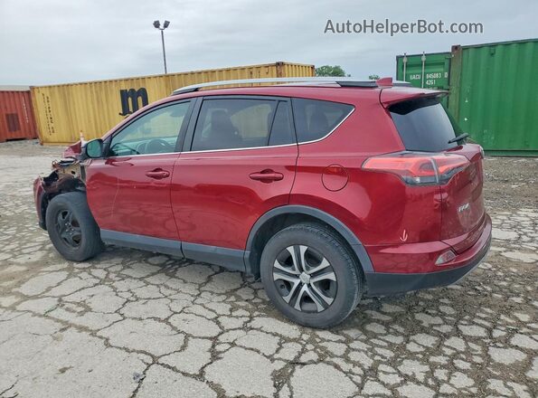 2T3ZFREV1JW418465 2018 TOYOTA RAV4 Red Tył lewy