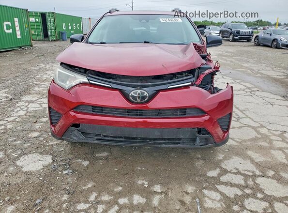 2T3ZFREV1JW418465 2018 TOYOTA RAV4 Red Widok z przodu
