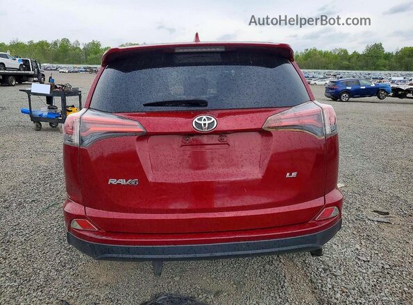 2T3ZFREV1JW421026 2018 TOYOTA RAV4 Burgundy Widok z tyłu