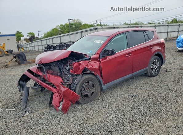 2T3ZFREV1JW421026 2018 TOYOTA RAV4 Burgundy Przód lewy