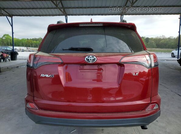 2T3ZFREV1JW496955 2018 TOYOTA RAV4 Red უკანა ხედი