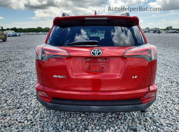 2T3ZFREV2HW330373 2017 TOYOTA RAV4 Red Rear view