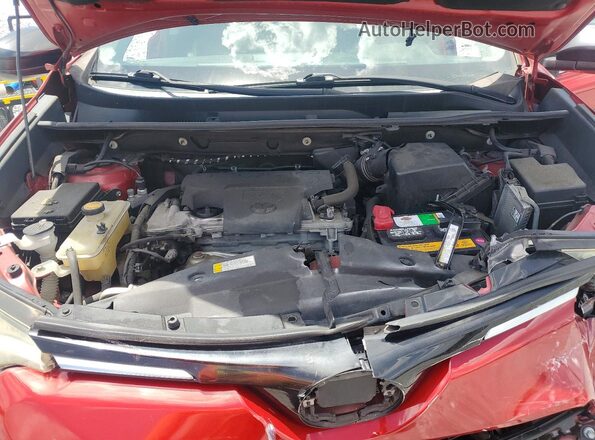 2T3ZFREV2HW330373 2017 TOYOTA RAV4 Red Engine compartment view