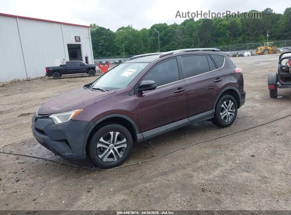 2T3ZFREV3JW422727 2018 TOYOTA RAV4 Purple Առջևի ձախ երեք քառորդ տեսարան