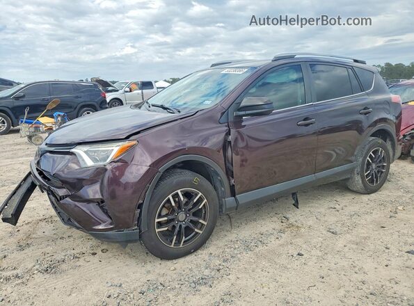 2T3ZFREV4HW330780 2017 TOYOTA RAV4 Maroon წინა მარცხენა ხედი სამი მეოთხედიდან