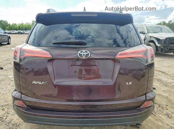 2T3ZFREV4HW330780 2017 TOYOTA RAV4 Maroon უკანა ხედი