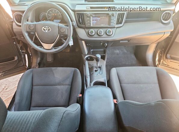 2T3ZFREV5GW275089 2016 TOYOTA RAV4 Black Առջևի վահանակի տեսք