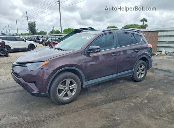 2T3ZFREV5JW445670 2018 TOYOTA RAV4 Purple Przód lewy