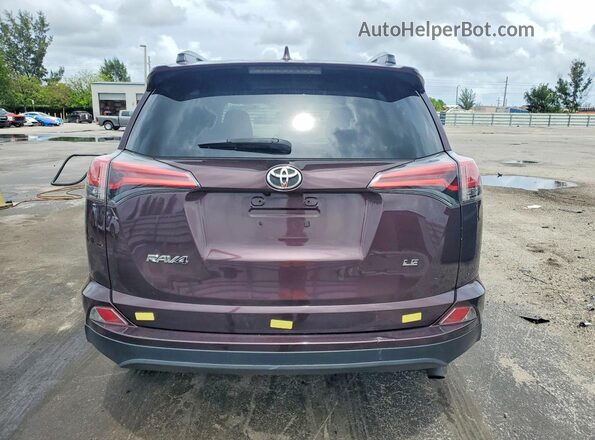 2T3ZFREV5JW445670 2018 TOYOTA RAV4 Purple Widok z tyłu