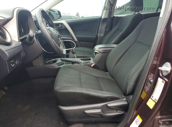 2T3ZFREV5JW445670 2018 TOYOTA RAV4 Purple Widok wnętrza z przodu
